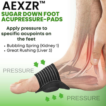 AEXZR™ Sugar Down Foot Acupressure-Pads