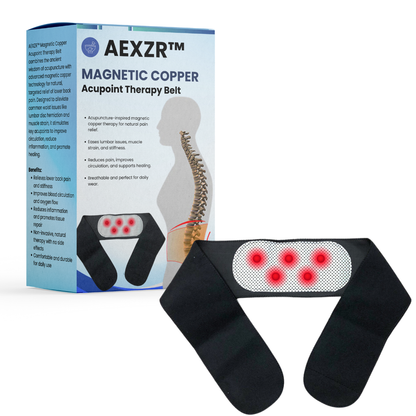 🔥Best seller worldwide!🔥AEXZR™ Magnetic Copper Acupoint Therapy Belt