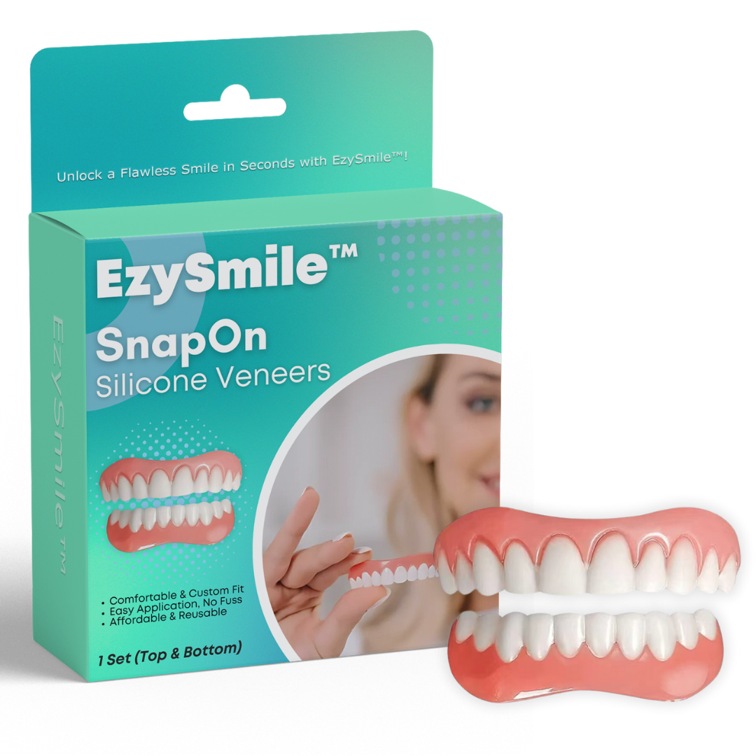 🔥2024 North America Best Seller TOP1🔥EzySmile™ SnapOn Silicone Veneers