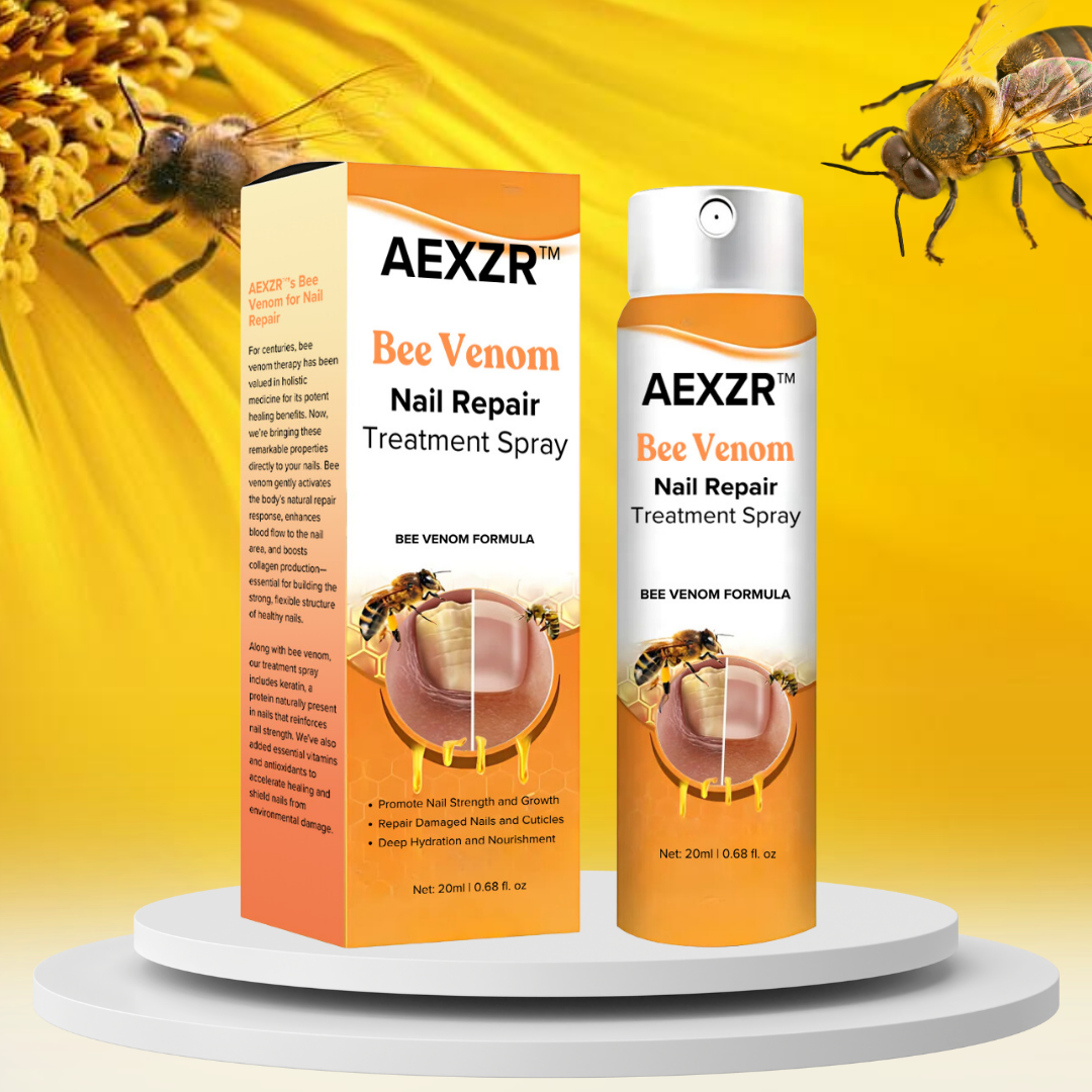 FDA Endorsed🇺🇸 |🐝AEXZR™ Bee Venom Nail Repair Treatment Spray🏆✅