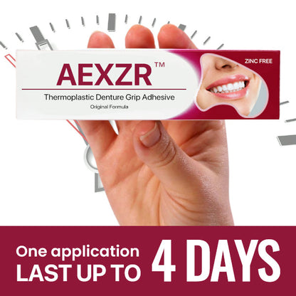 🔥2024 North America Best Seller TOP1🔥AEXZR™ Thermoplastic Denture Grip Adhesive